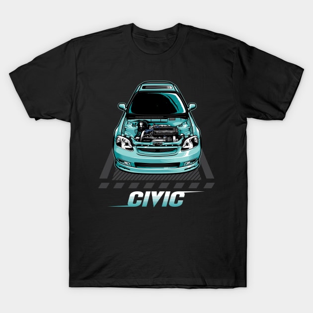 Honda Civic T-Shirt by JDMAPEX